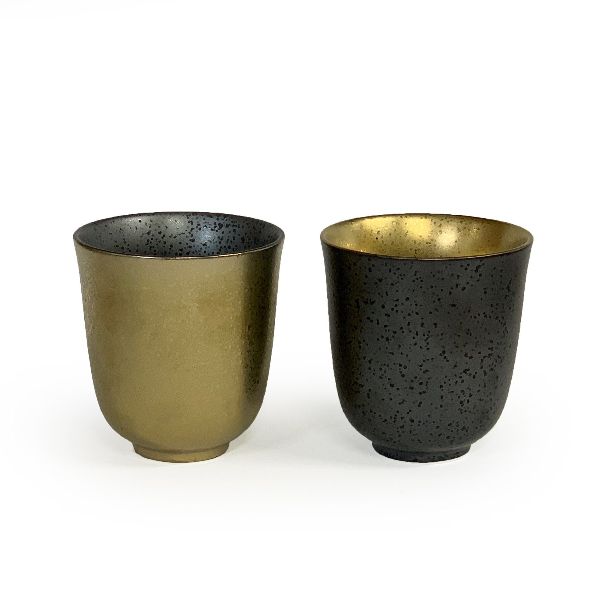 Werner Voß Teeglas Werner Voß Becher Ceylon schwarz/gold 2er Set Porzellan 150 ml 7,5x8. € 14,95