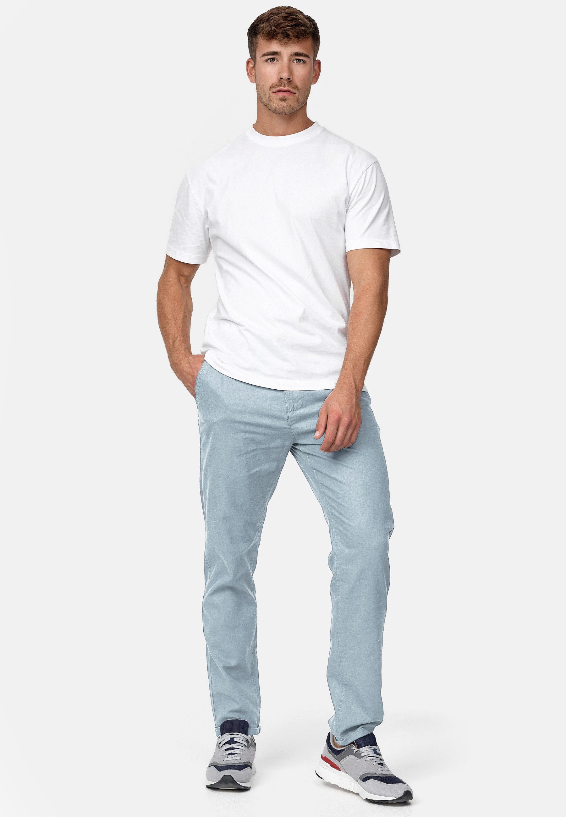 INDICODE Leinenhose Herren Haverfield Sommerhose Leinen Herrenhose mit 4 Taschen – Bild 5 von 5