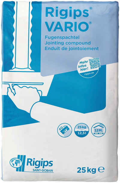 Rigips Fugenfueller »VARIO Fugenspachtel«, gipsgebunden, zum Anrühren, 25 kg