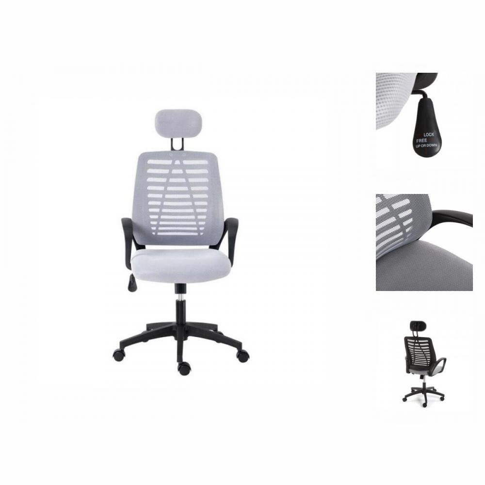 Bigbuy Bürostuhl Stuhl Textil 50 x 59 cm Grau
