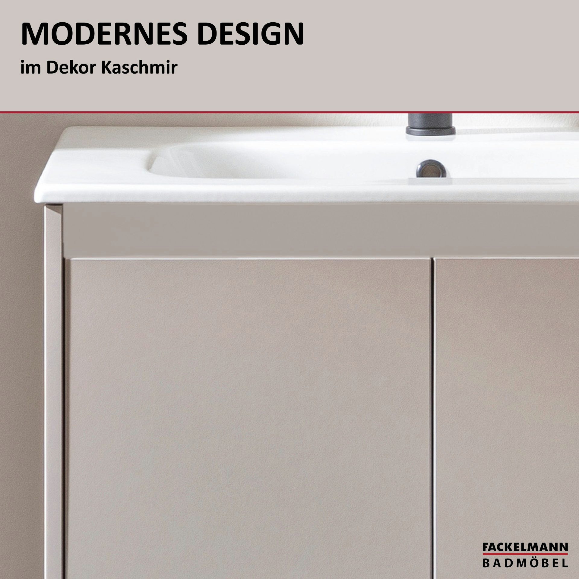 FACKELMANN Badmöbel-Set COMPACT LINE Waschbeckenunterschrank, Keramik günstig online kaufen