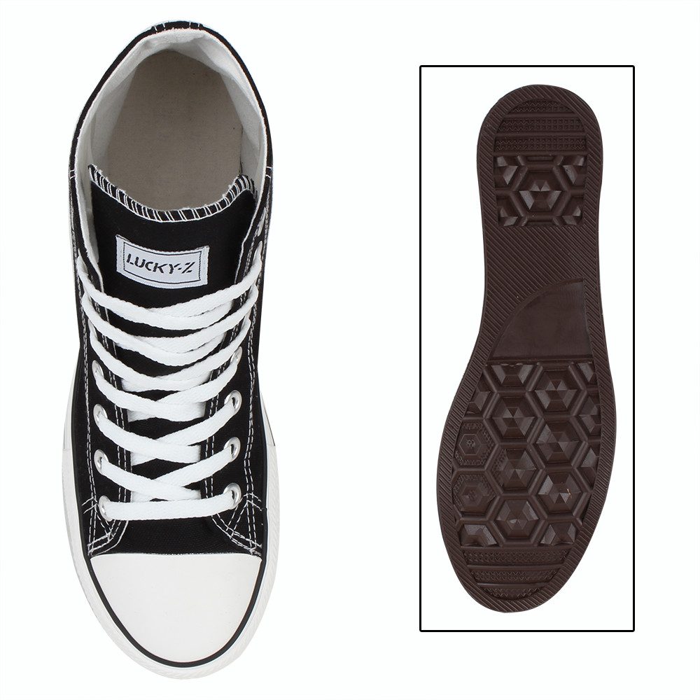VAN HILL 5412045 HO CB019-1 Herren Sneaker Black 45 Sneaker Herren High Top Sneakers Schnürer Sportschuhe