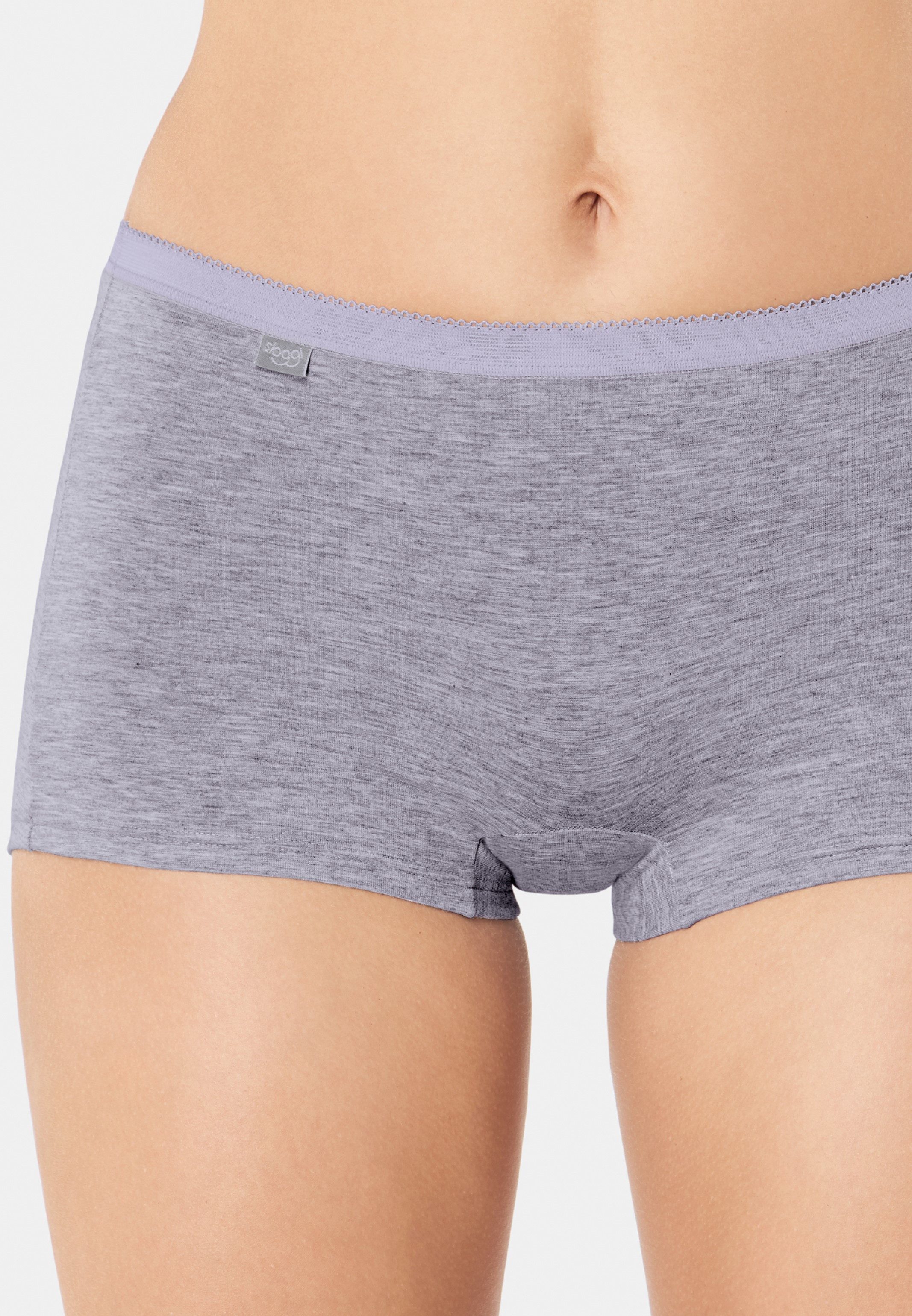 sloggi Panty 3er Pack Basic + (Spar-Set, 3-St) Short Slip - Baumwolle - Atmungsaktiv - Angenehm auf der Haut