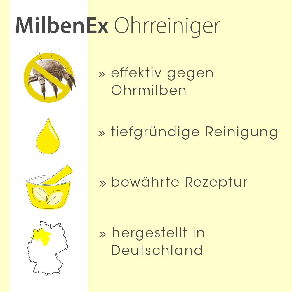 cdVet Fellpflege MilbenEx Ohrreiniger, 20 ml