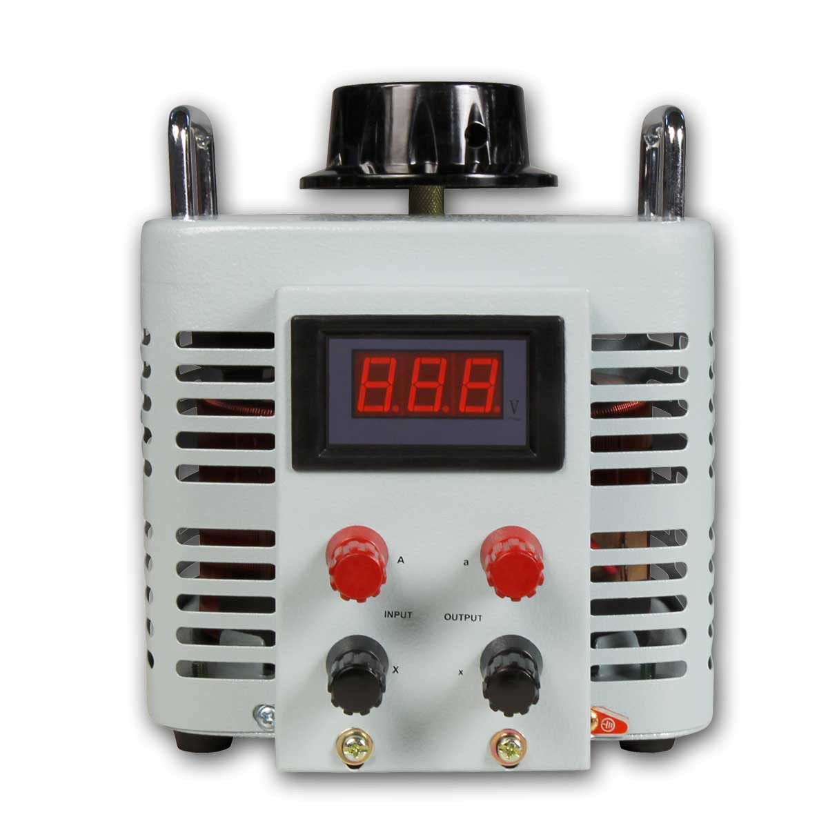 McPower Ringkern-Stelltrafo "V-8000 LED" 0-250V 8A 2.000W Labor-Netzteil