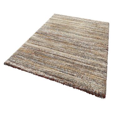 Teppich Hochflor Teppich Granite Braun meliert, MINT RUGS, rechteckig, Höhe: 25 mm