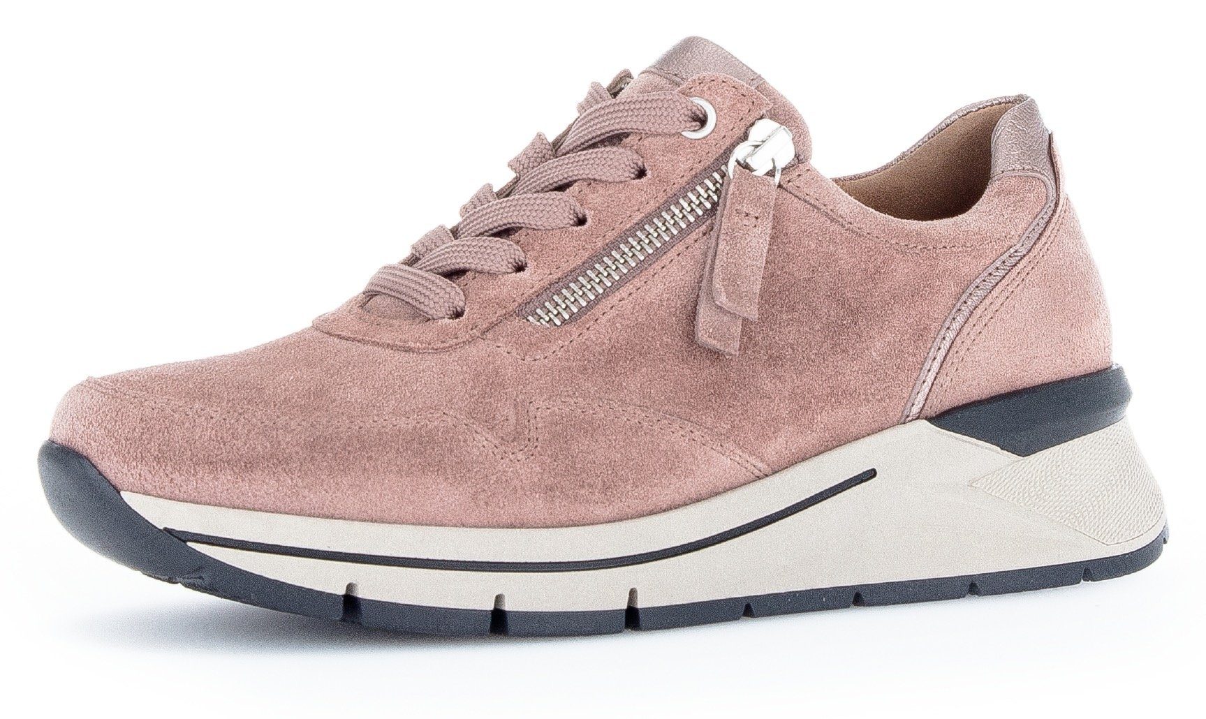 Komfortschuhweite Gabor Davos in (weit) Rosa G (dark-rose) Keilsneaker