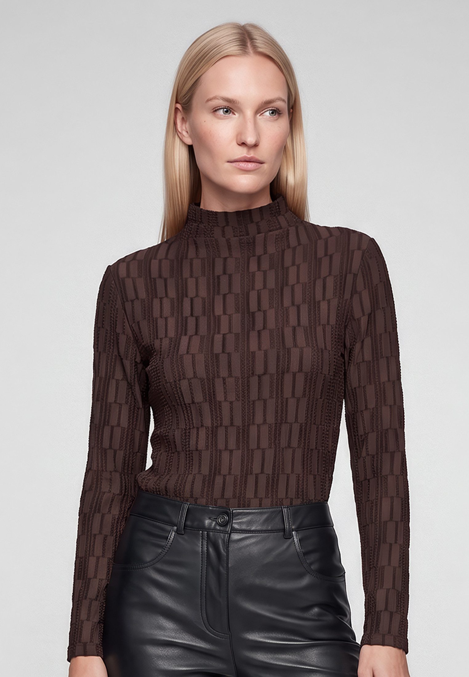 MARC AUREL Shirtbluse aus Strukturware