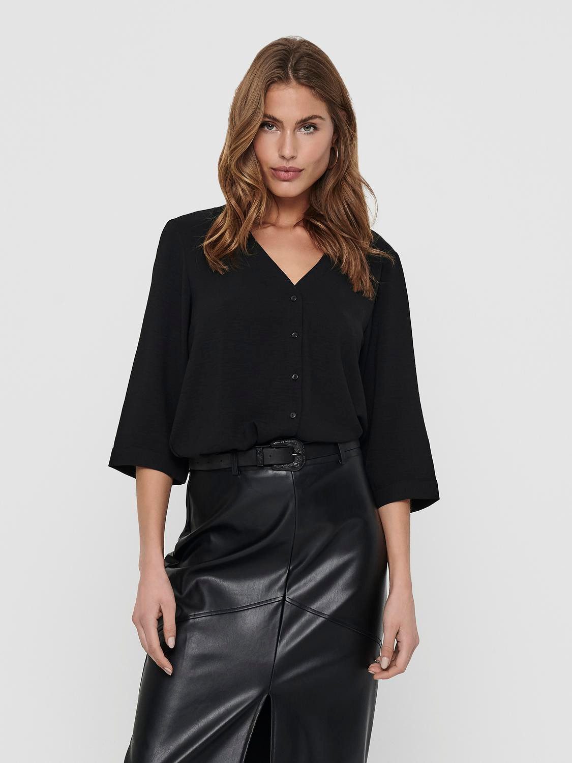 JDY Shirtbluse JDYLION CAPOTE 3/4 SHIRT günstig online kaufen