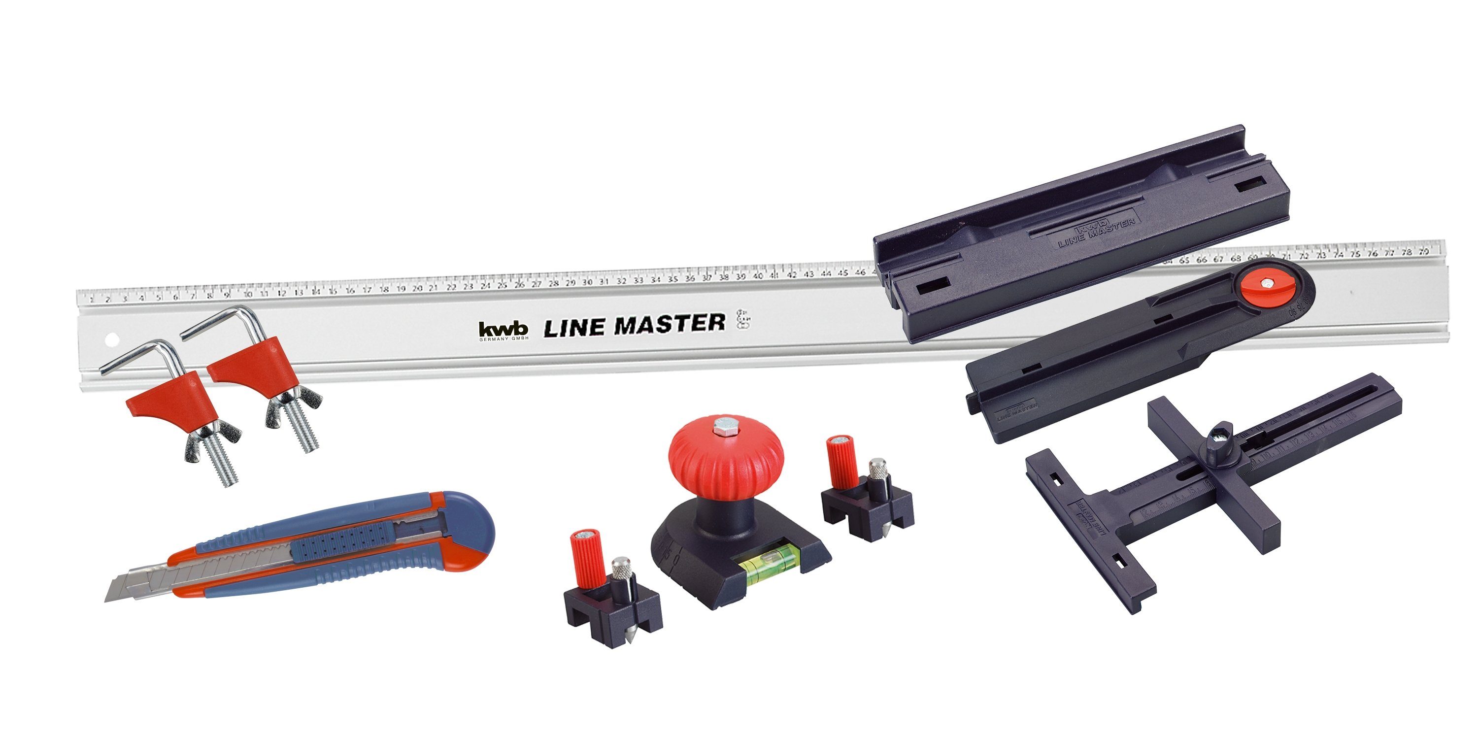kwb Lineal kwb LINE MASTER Präzisionslineal 800-mm Länge, Universal-Führungsschi, LINE MASTER Präzisionslineal- 800-mm Länge, …