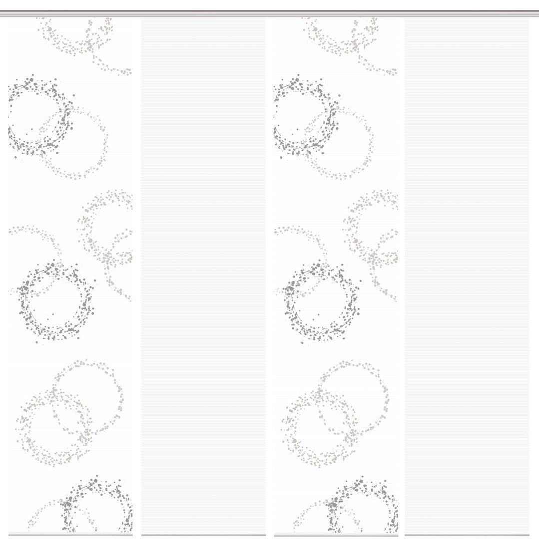 HOME WOHNIDEEN Schiebegardine 80706 AINUR Schiebegardine, halbtransparent, Bambusoptik, 260x60 cm (4 St), Paneelwagen, halbtransparent, 100% Polyester