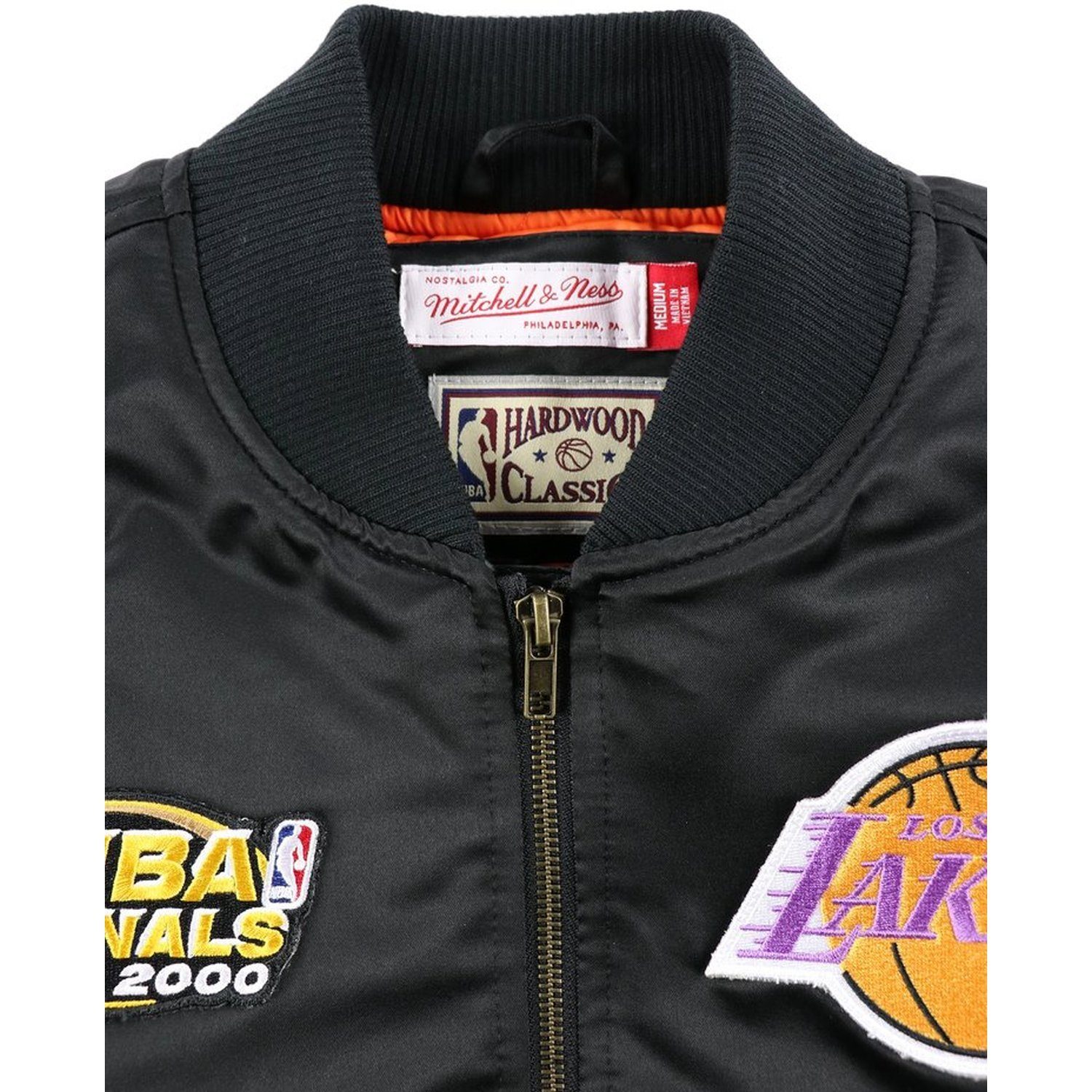Mitchell & Ness Bomberjacke Satin FLIGHT Los Angeles Lakers