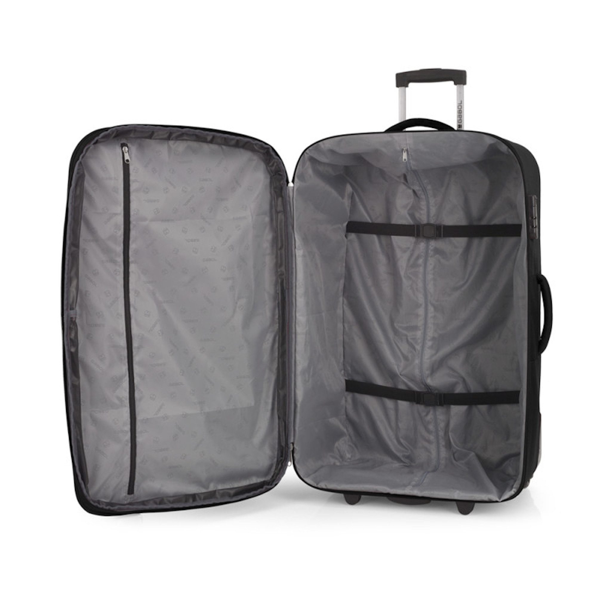 Gabol Weichgepäck-Trolley XL - 76 cm, nur 3,2 kg, 110 Liter, Dehnfalte, 2 Rollen, 3 Farben