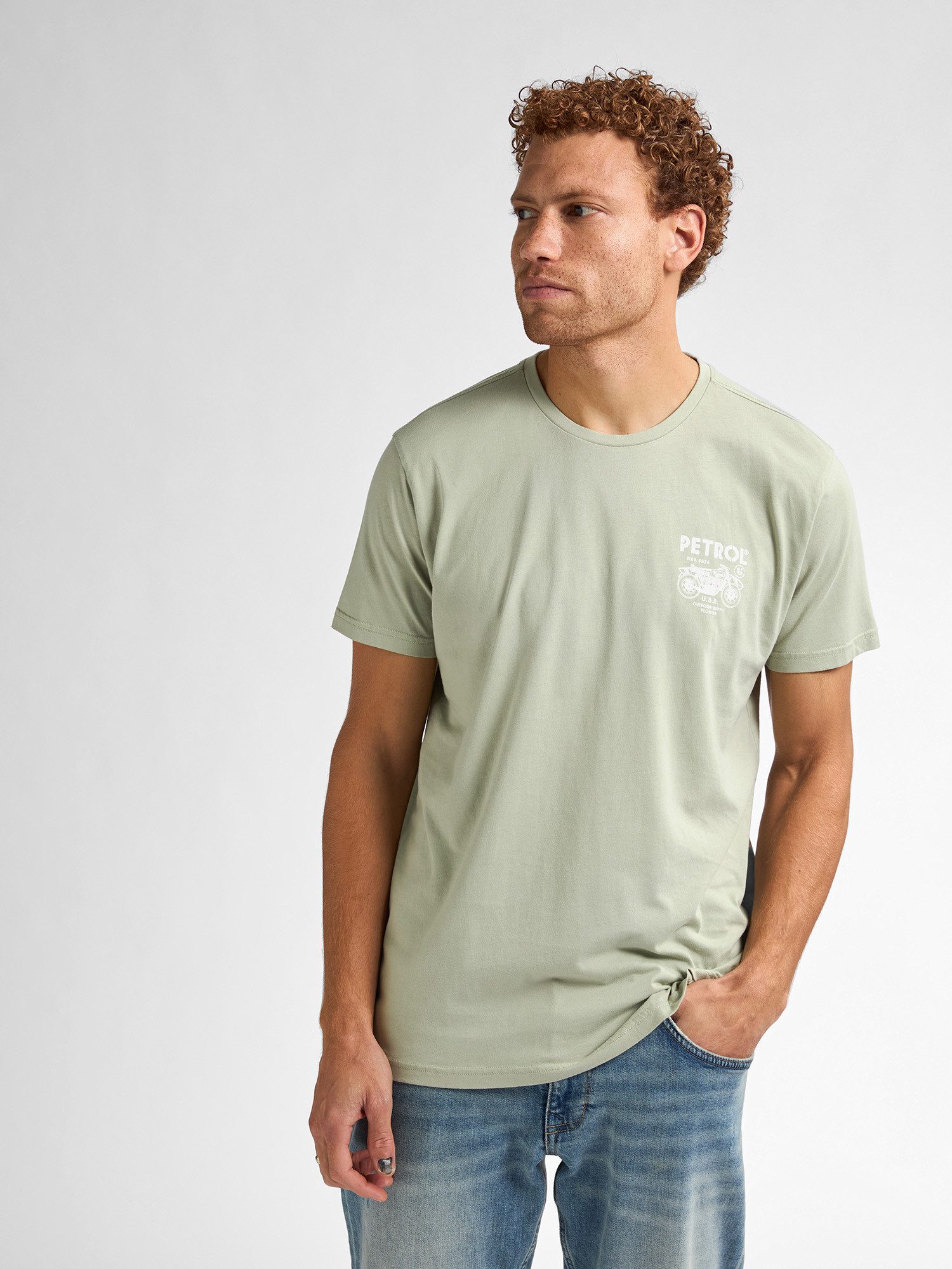 Petrol Industries T-Shirt Back Print Bayfrontstone günstig online kaufen