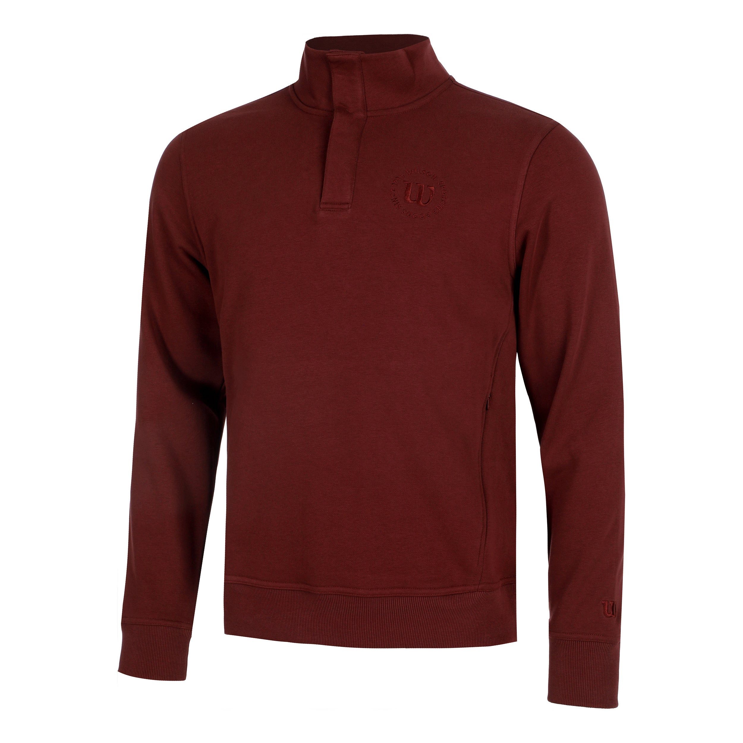 Wilson Sweatshirt Tennis Club 1/2 Zip Mock