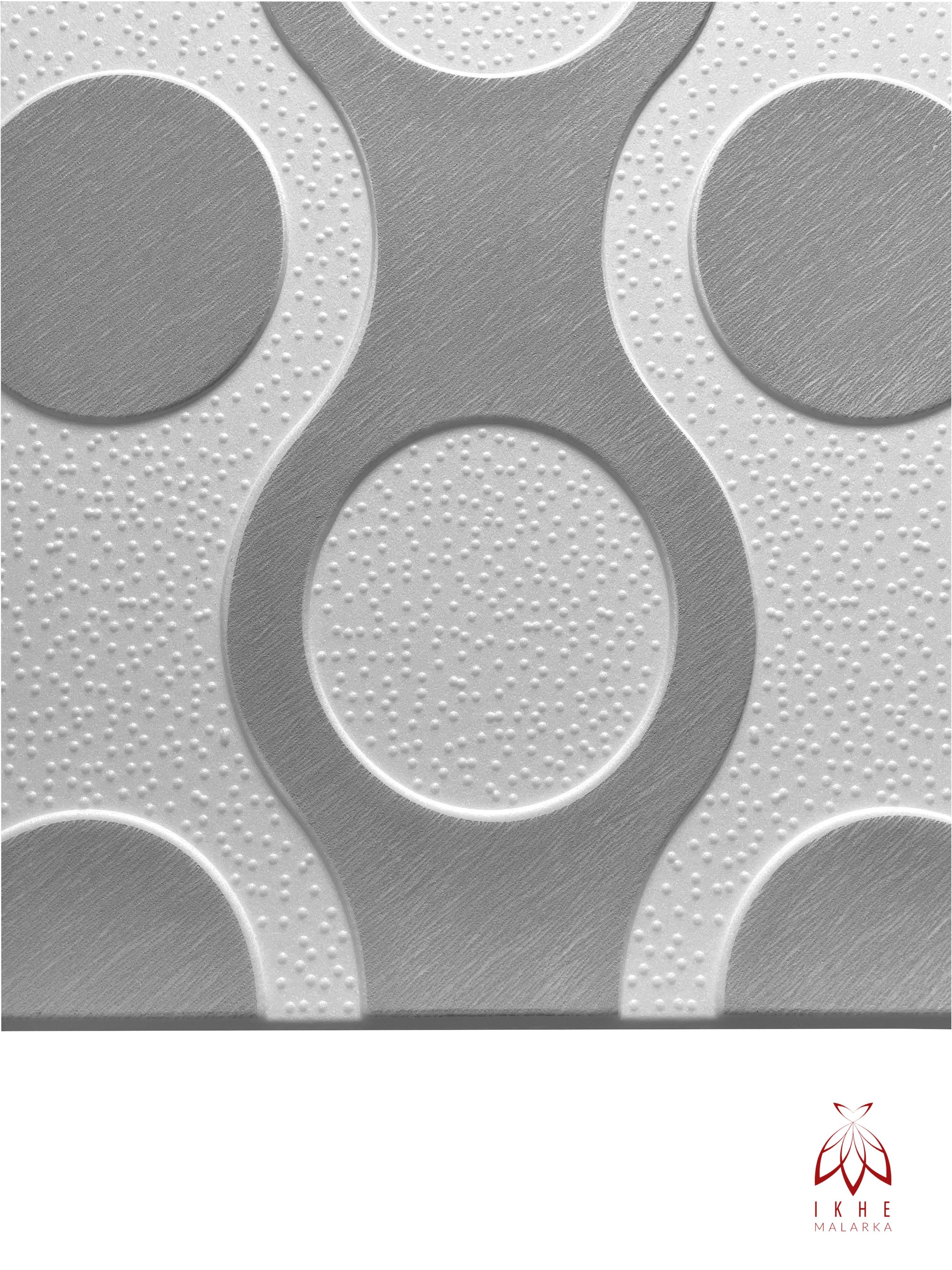 50,00x50,00 Deckenpaneele, = 3D qm, ARTIGES! Polystyrol Breez cm, Wandpaneele STYROPOR 0,25 BxL: IKHEMalarka MATERIAL (4qm 16 Wandverkleidung Stück) Grau Wandpaneel 3D