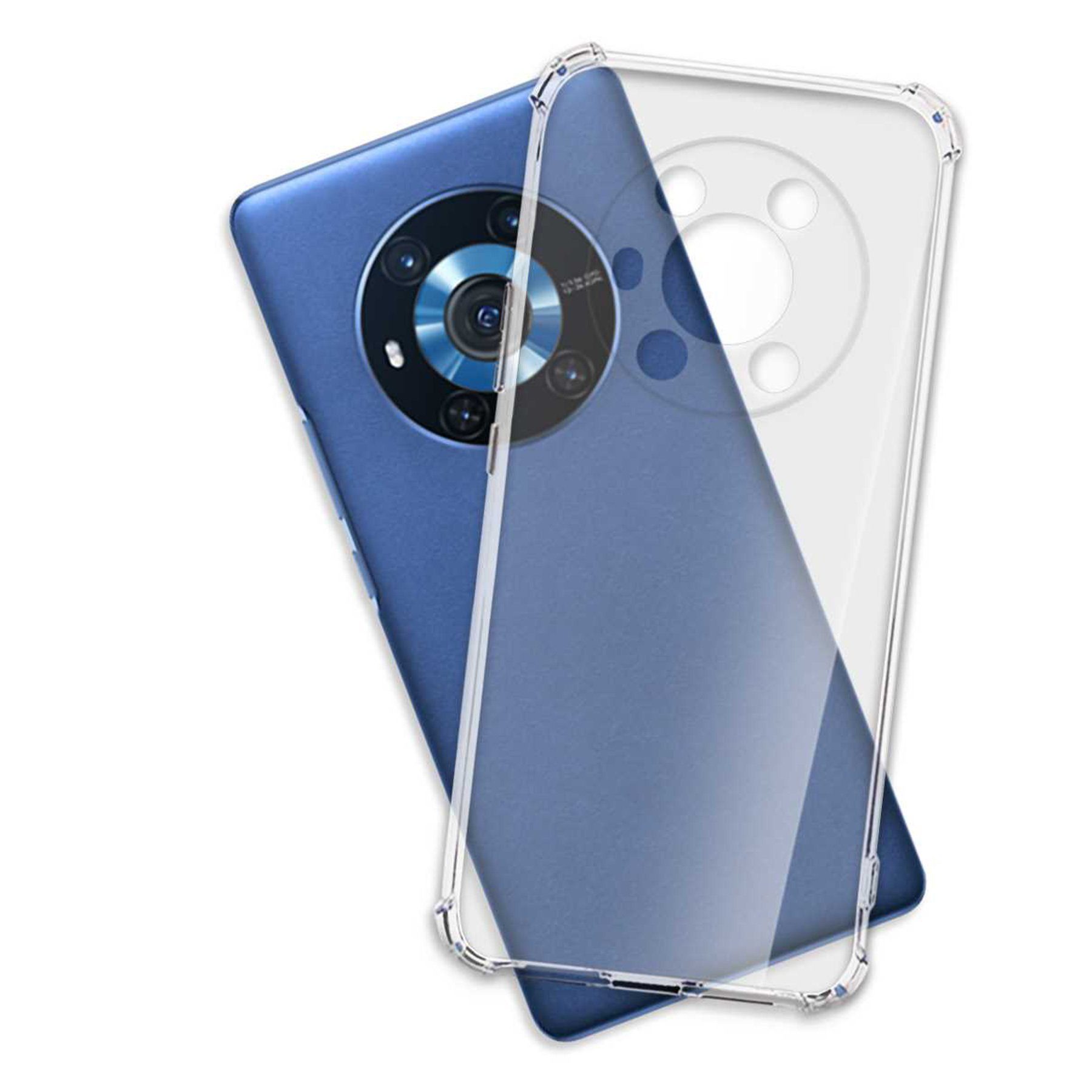mtb more energy Smartphone-Hülle Clear Armor Case für Honor Magic3, Transparente TPU Schutzhülle Case Backcover mit Anti-Shock Verstärkung
