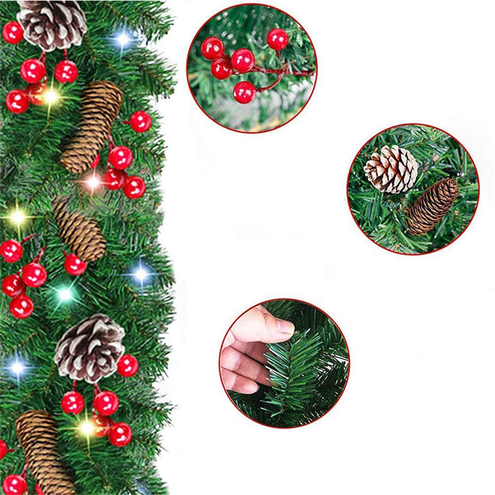 Kunstgirlande Weihnachtsgirlande Künstlicher weihnachtsgirlande geschmückt, günstig online kaufen