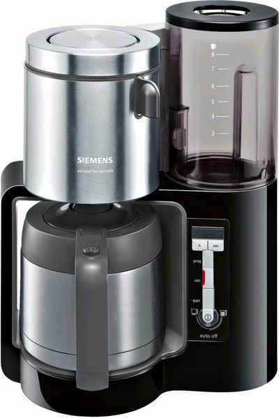 SIEMENS Filterkaffeemaschine Sensor for Senses TC86503, 1,15l Kaffeekanne, Papierfilter 1x4, Wassertank mit Griff