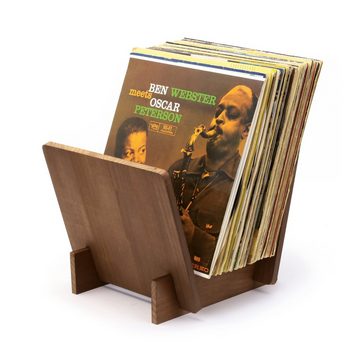 Dynavox Aufbewahrungsbox ST40, Schallplattenständer aus Kiefernholz, bis 40 LP's und Singles