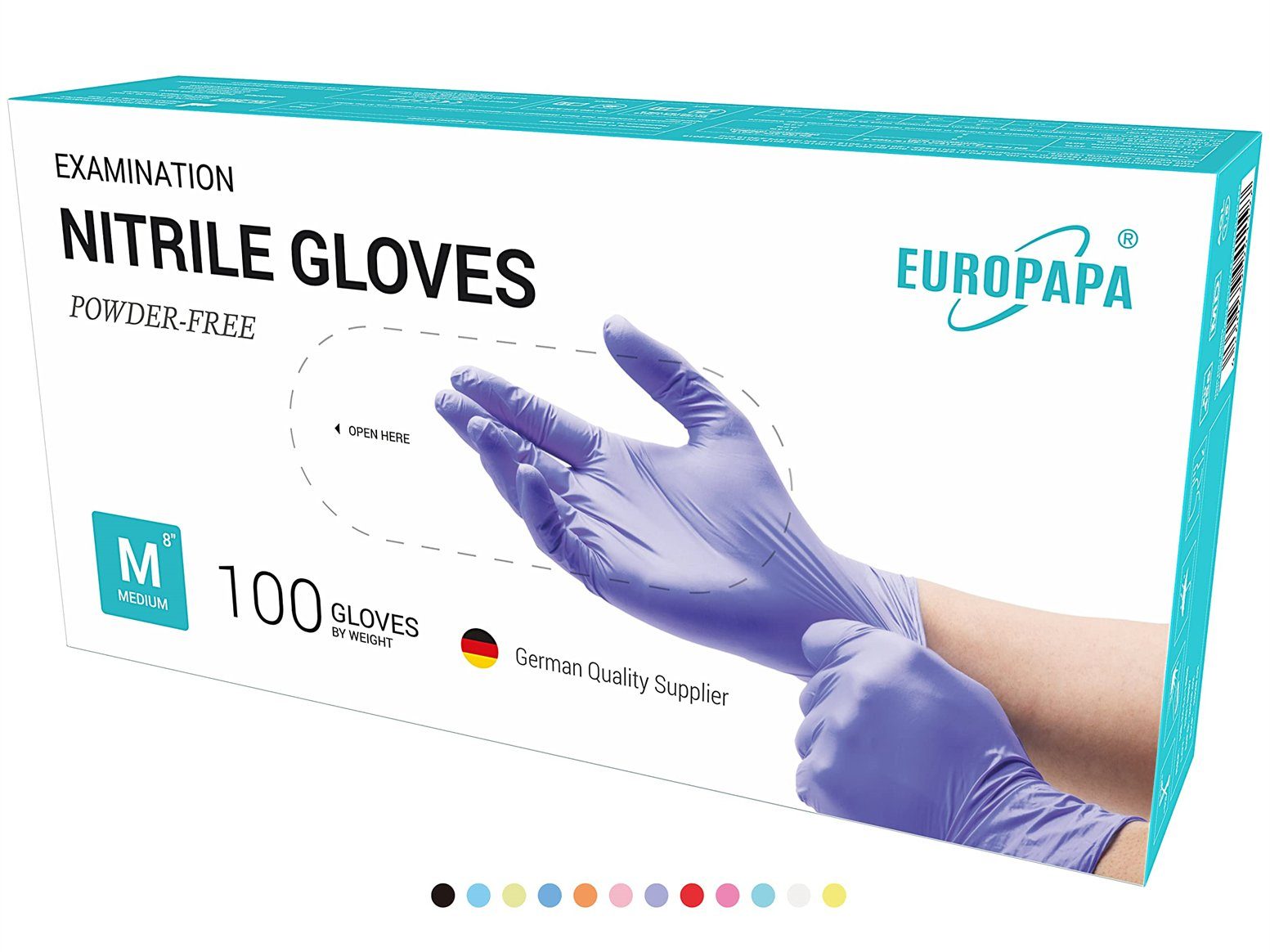 EUROPAPA Nitril-Handschuhe 500x Nitrilhandschuhe Einweghandschuhe (latexfre günstig online kaufen