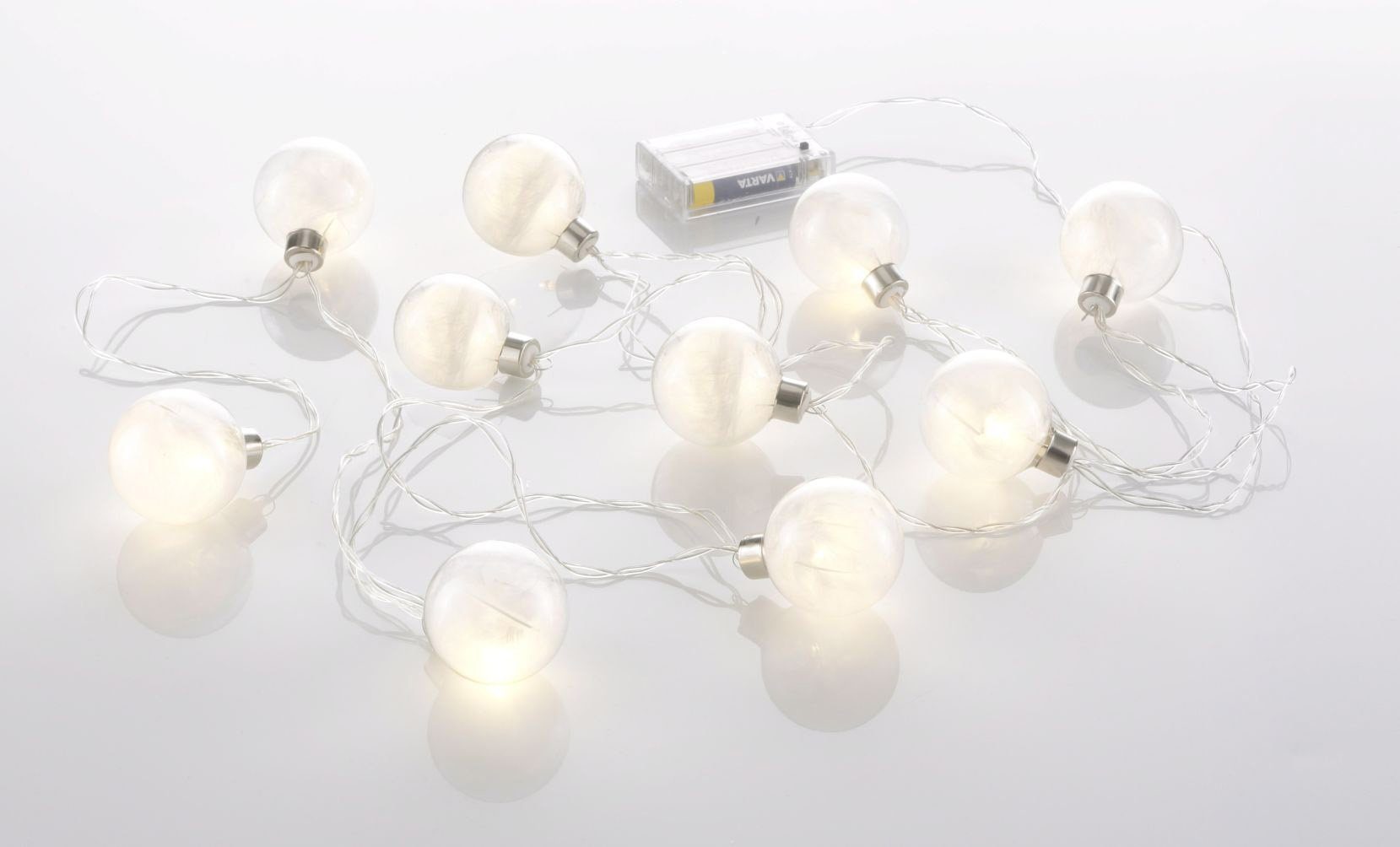 CHRISTMAS GOODS by Inge LEDLichterkette, mit Glaskugeln online kaufen