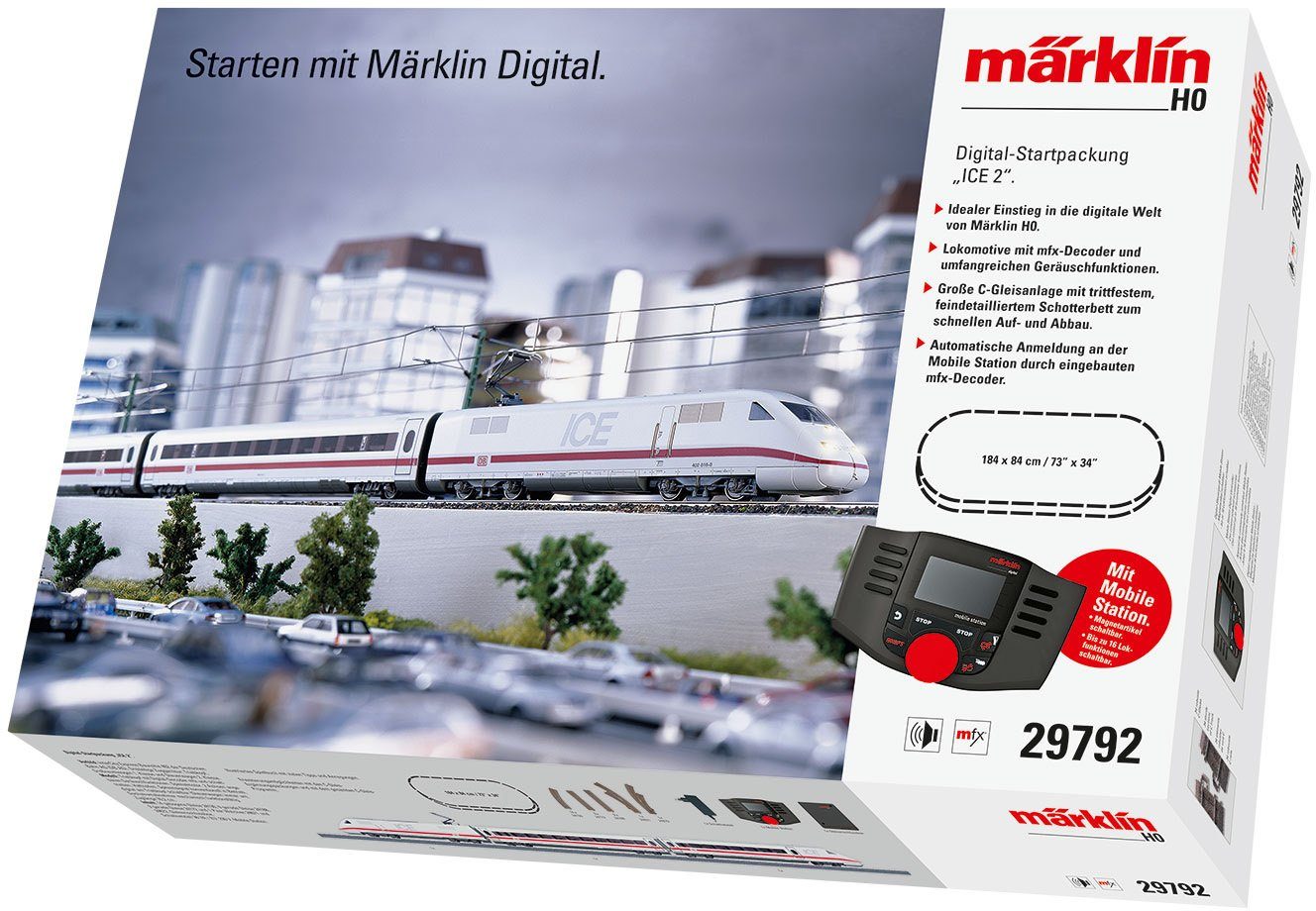 Image of Märklin Digital 029792 Digital-Startpackung „ICE 2“. 230 Volt