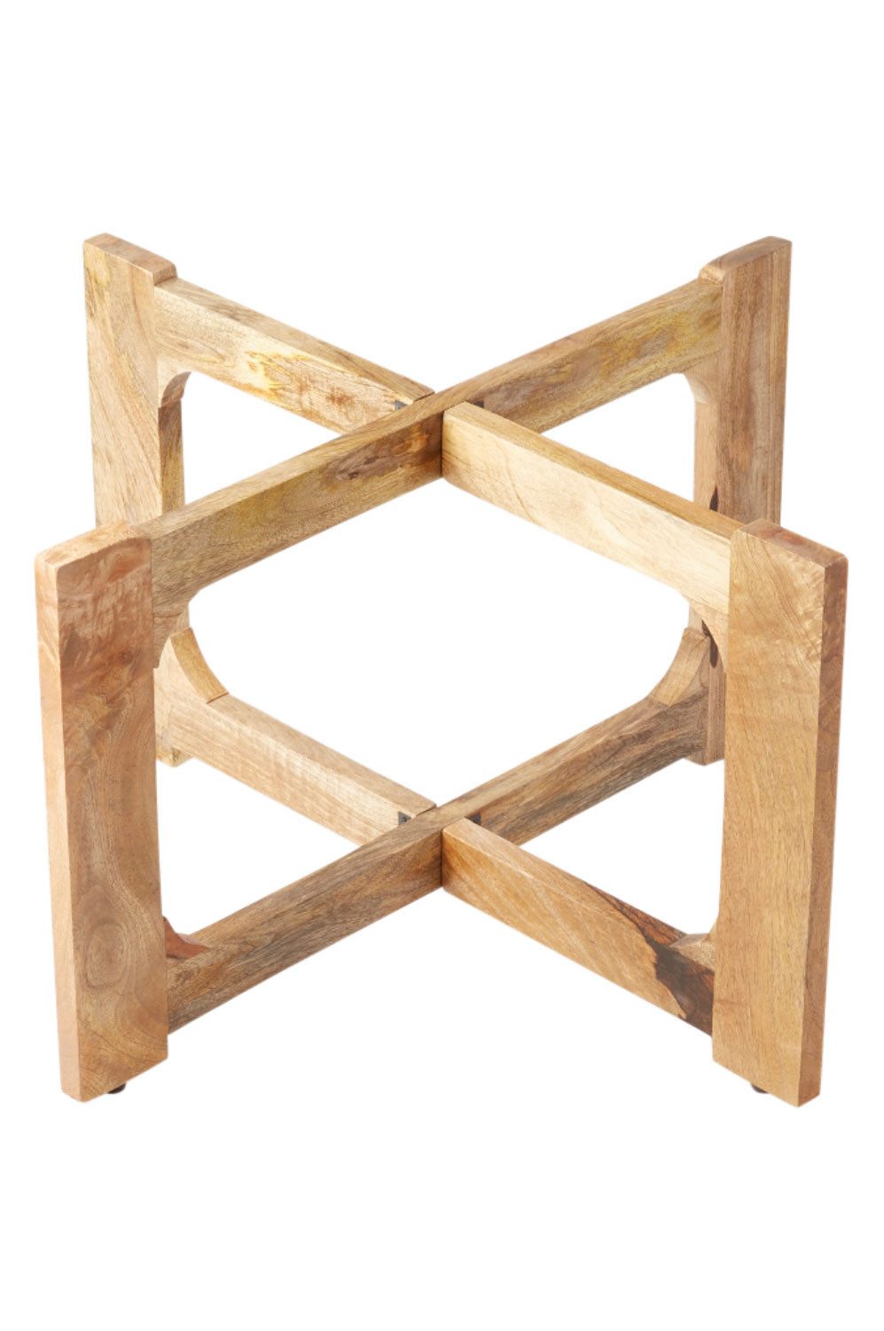 Marrakesch Orient & Mediterran Interior Tischbein Klapptisch Untergestell Klappbar Cadiz Natur 80cm, Handarbeit