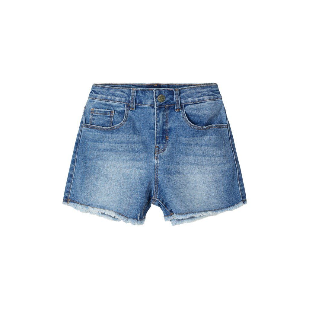 Name It Jeansshorts Waist mit Name Denim-Shorts kurz It High Mädchen