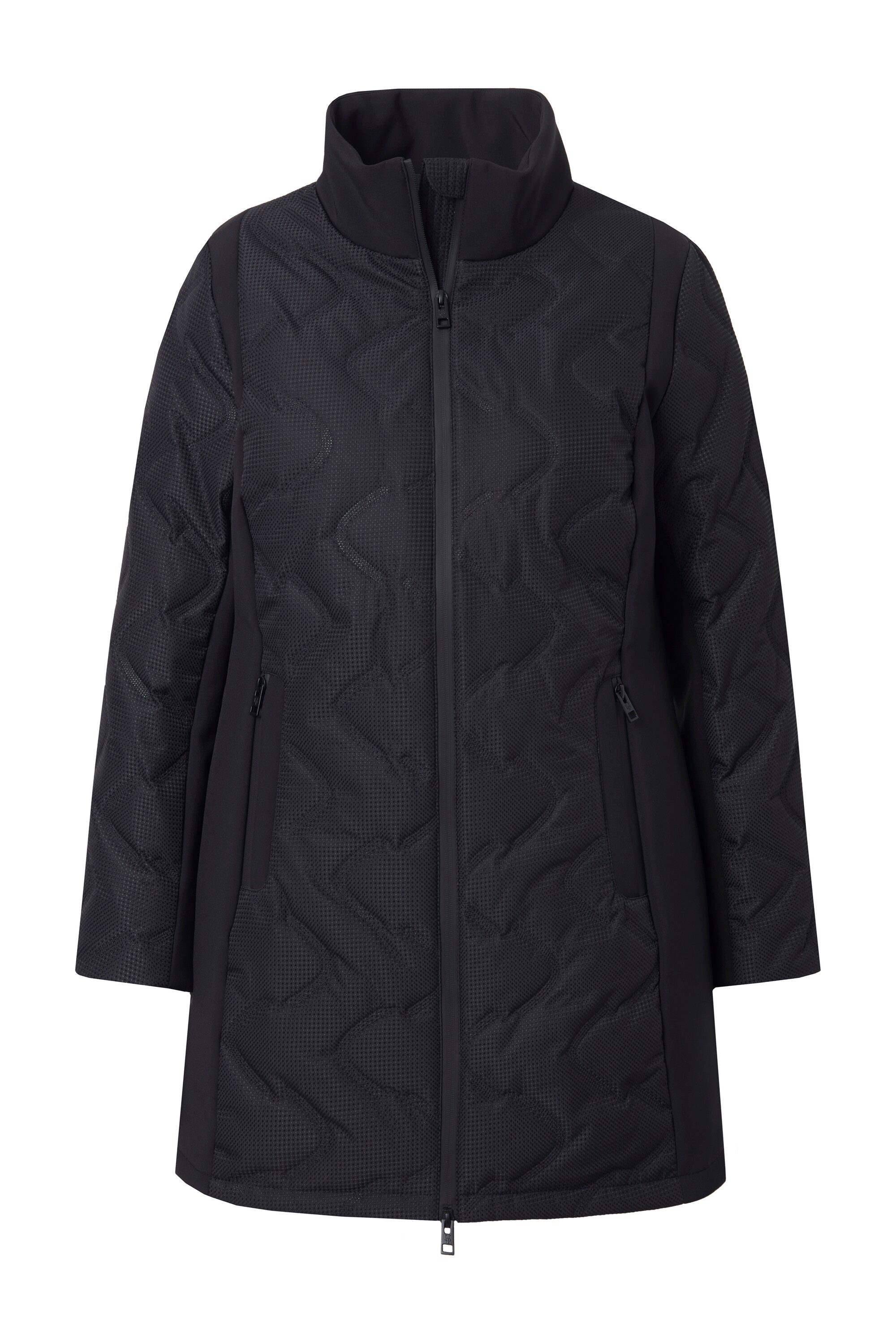 Ulla Popken Steppjacke HYPRAR Laserstepp-Jacke Softshell-Einsätze günstig online kaufen