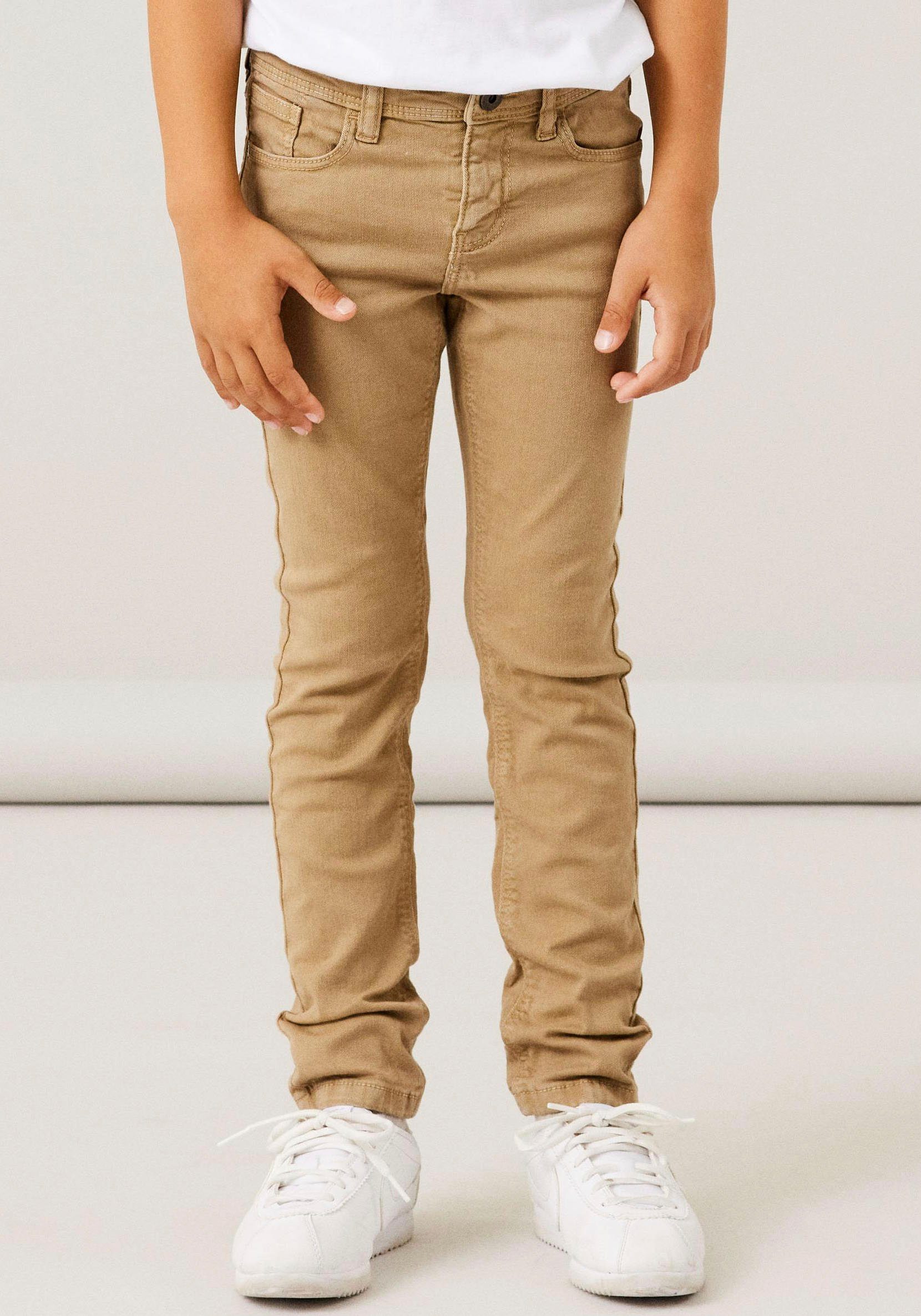 PANT XSLIM TWI 1111-TP NOOS NKMTHEO Röhrenhose kelp Name It