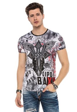 Cipo & Baxx T-Shirt mit grafischem Print