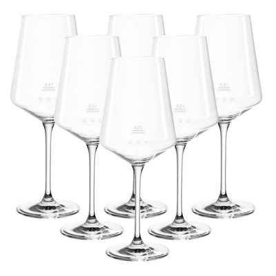 LEONARDO Weißweinglas Puccini Gastro-Edition Weißweingläser geeicht, Glas
