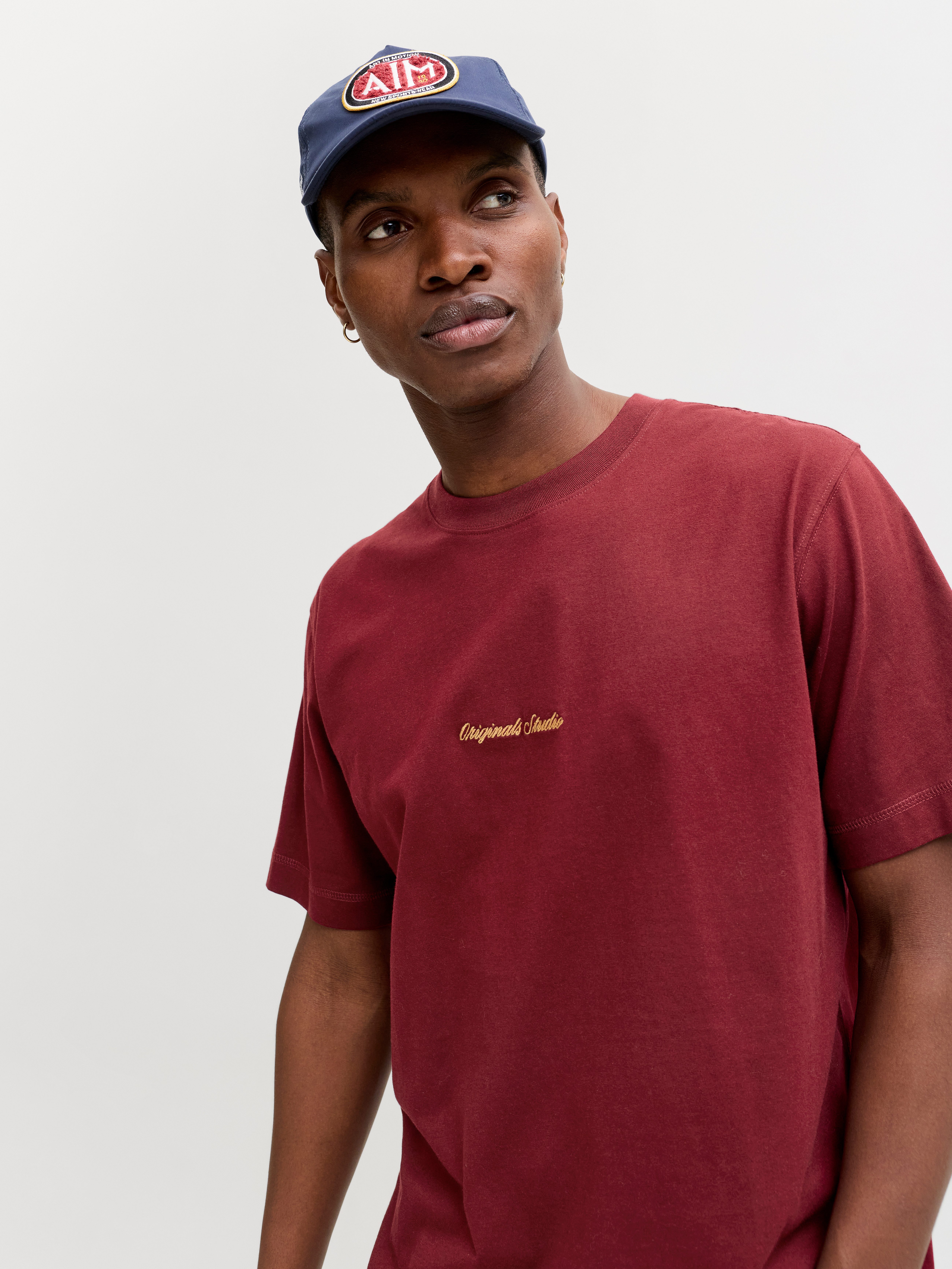 Jack & Jones Kurzarmshirt JORNORREBRO EMB TEE SS CREW NECK NOOS mit Logo Pr günstig online kaufen