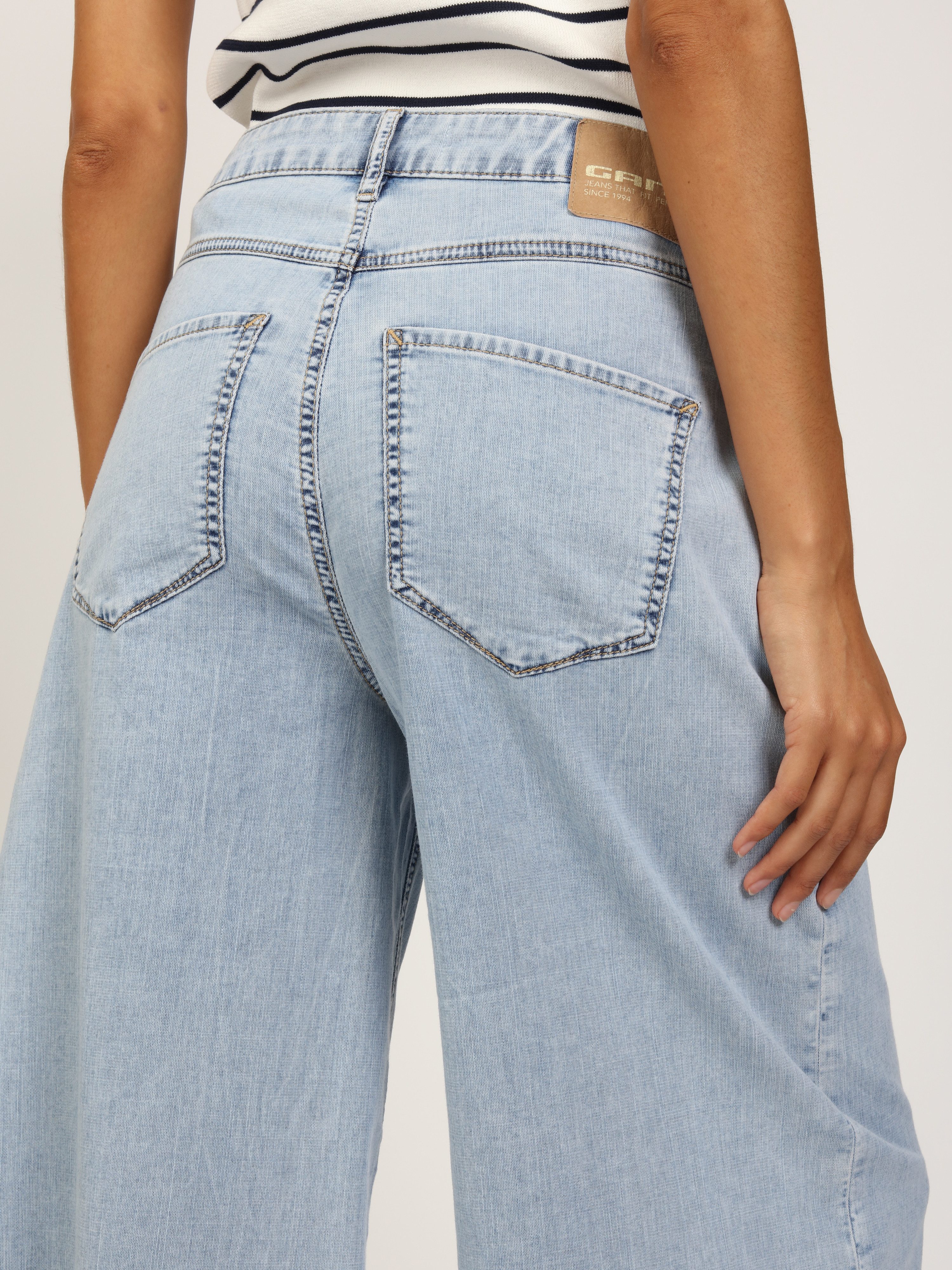 GANG 7/8-Jeans 94WANDA CULOTTE Light Denim im Wide Fit