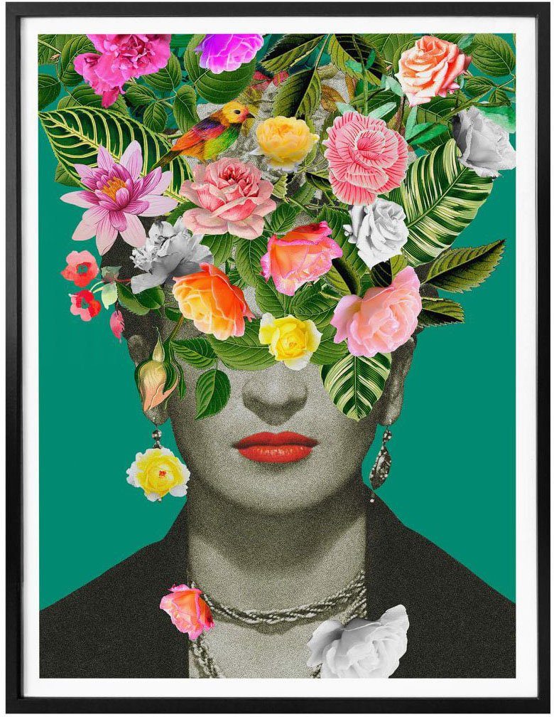 Frida (1 Studio, St) Floral Schriftzug Wall-Art Poster