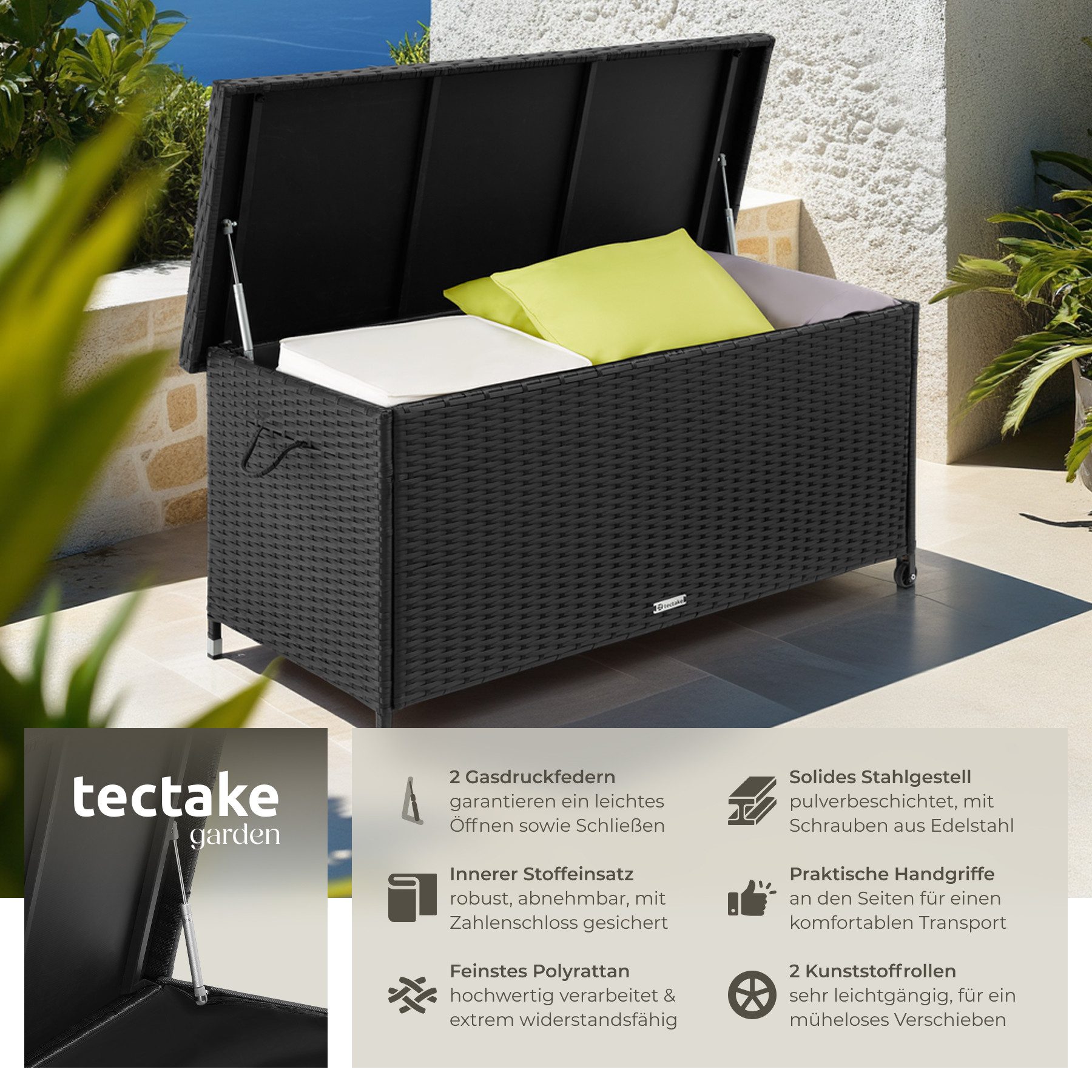 tectake Gartenbox Auflagenbox (1 St., Auflagenbox), günstig online kaufen