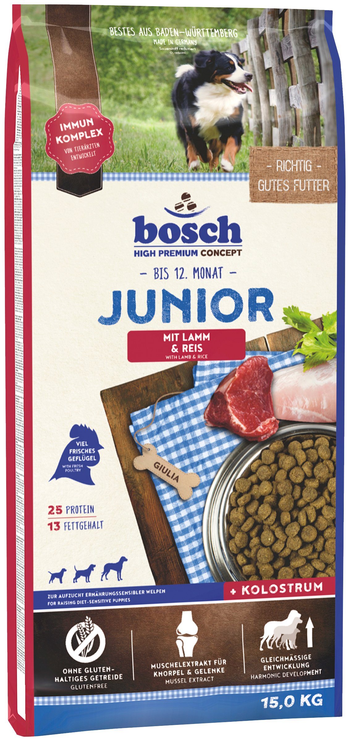 Hundetrockenfutter »Junior Lamm & Reis«, 15 kg Hundetrockenfutter »Junior Lamm & Reis«, 15 kg