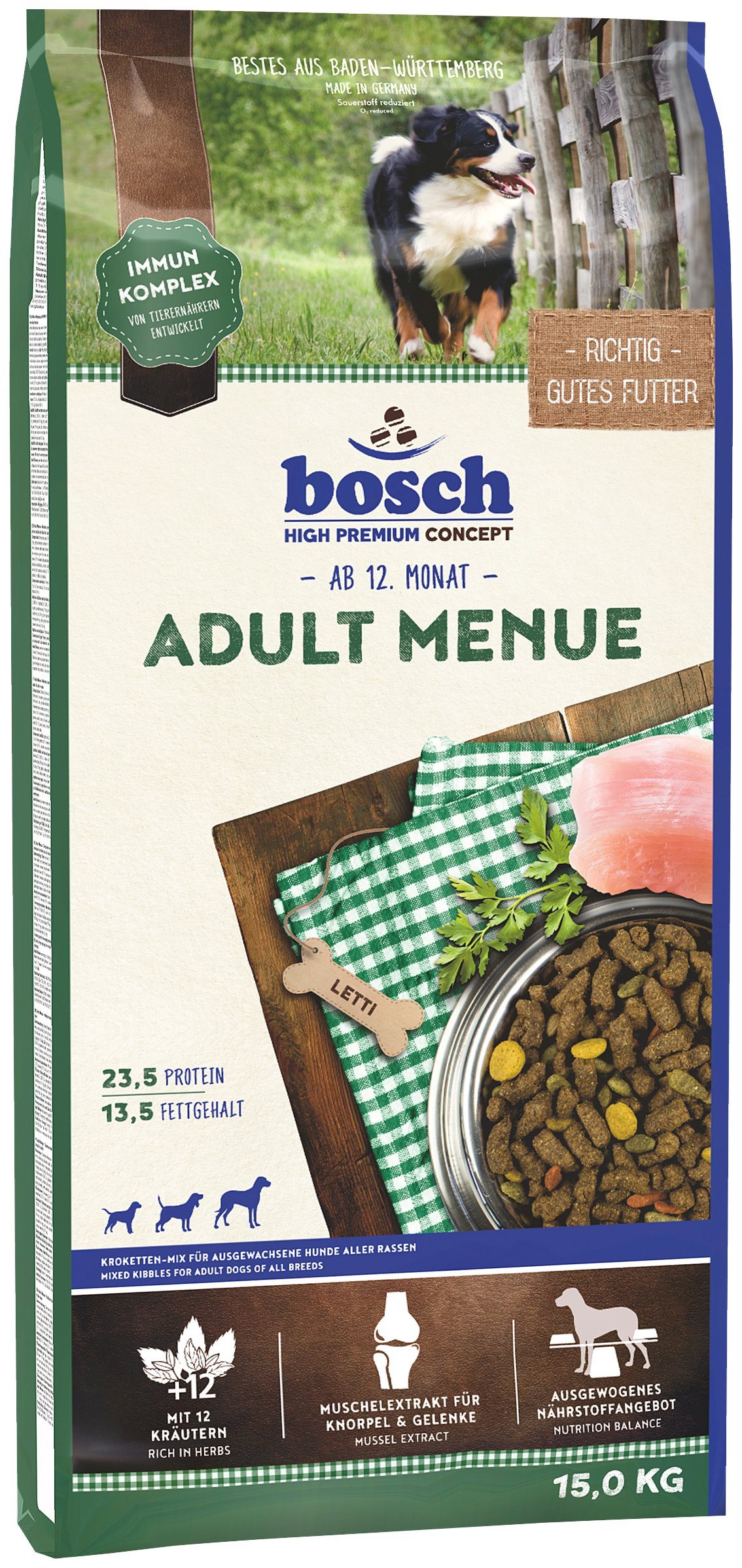 Hundetrockenfutter »Adult Menue«, 15 kg Hundetrockenfutter »Adult Menue«, 15 kg