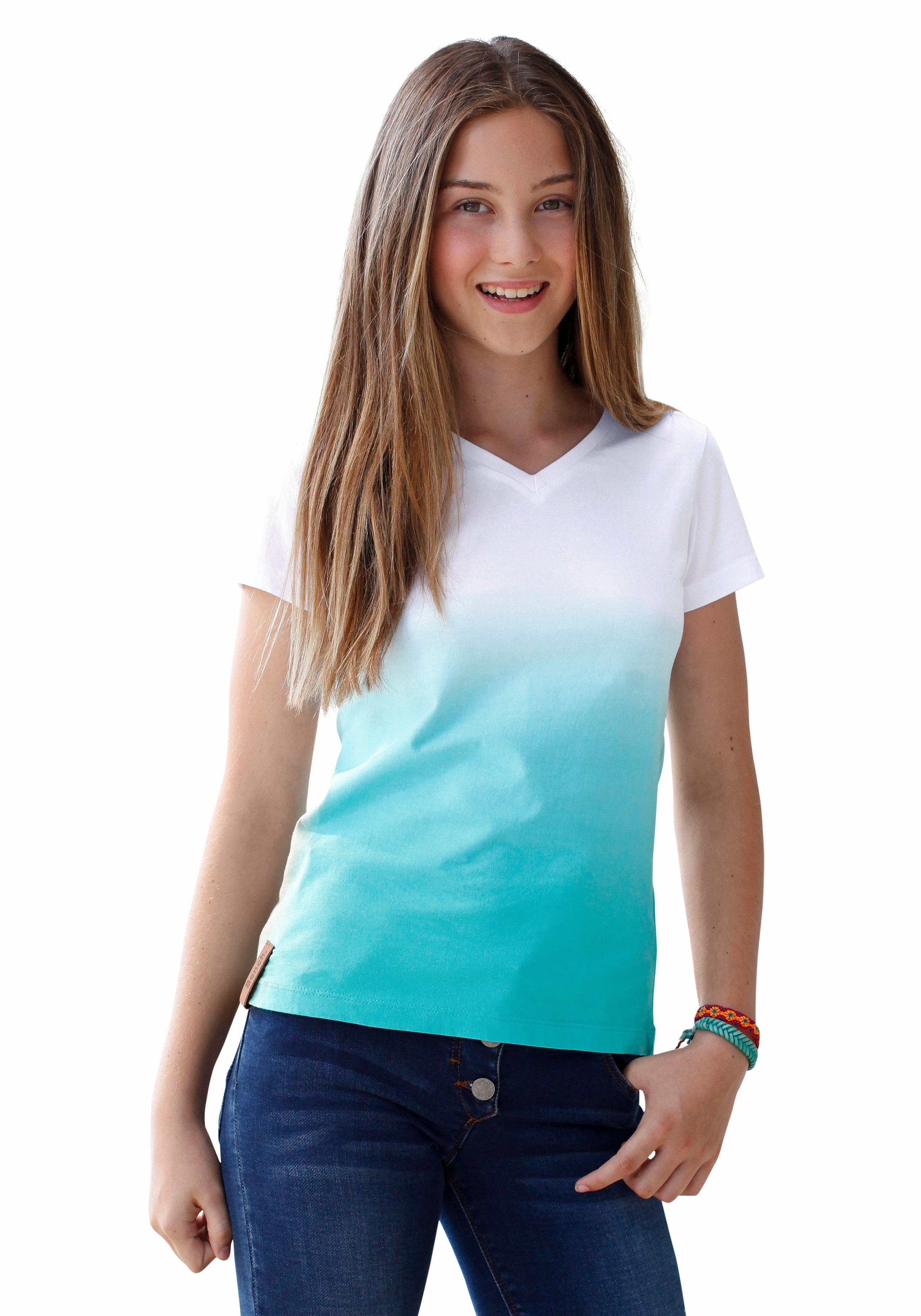 Bench. T-Shirt mit Dip-Dye-Effekt online kaufen | OTTO