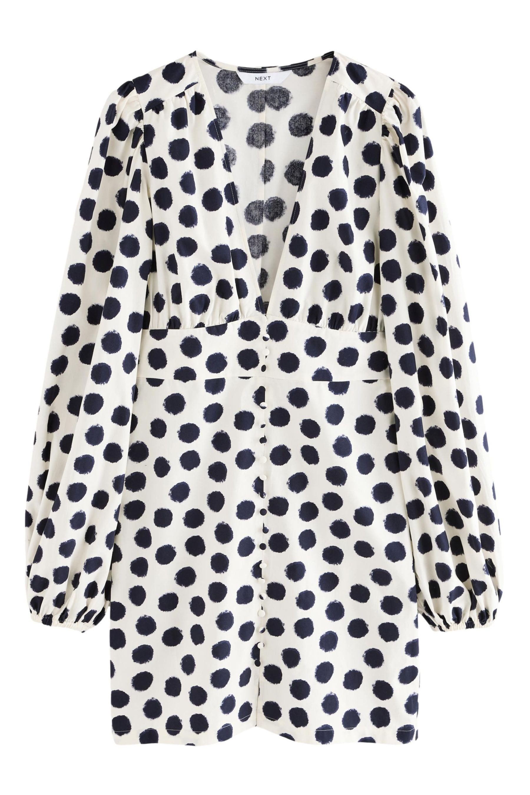 Next Minikleid Langärmeliges, tailliertes Blouson-Minikleid (1-tlg) günstig online kaufen