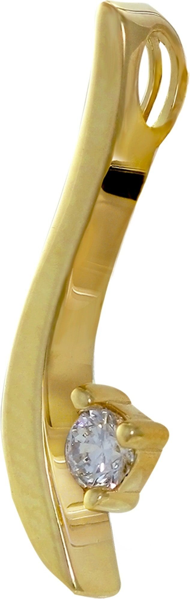 Kettenanhänger GoldDream Kettenanhänger Welle 333Gold 8K