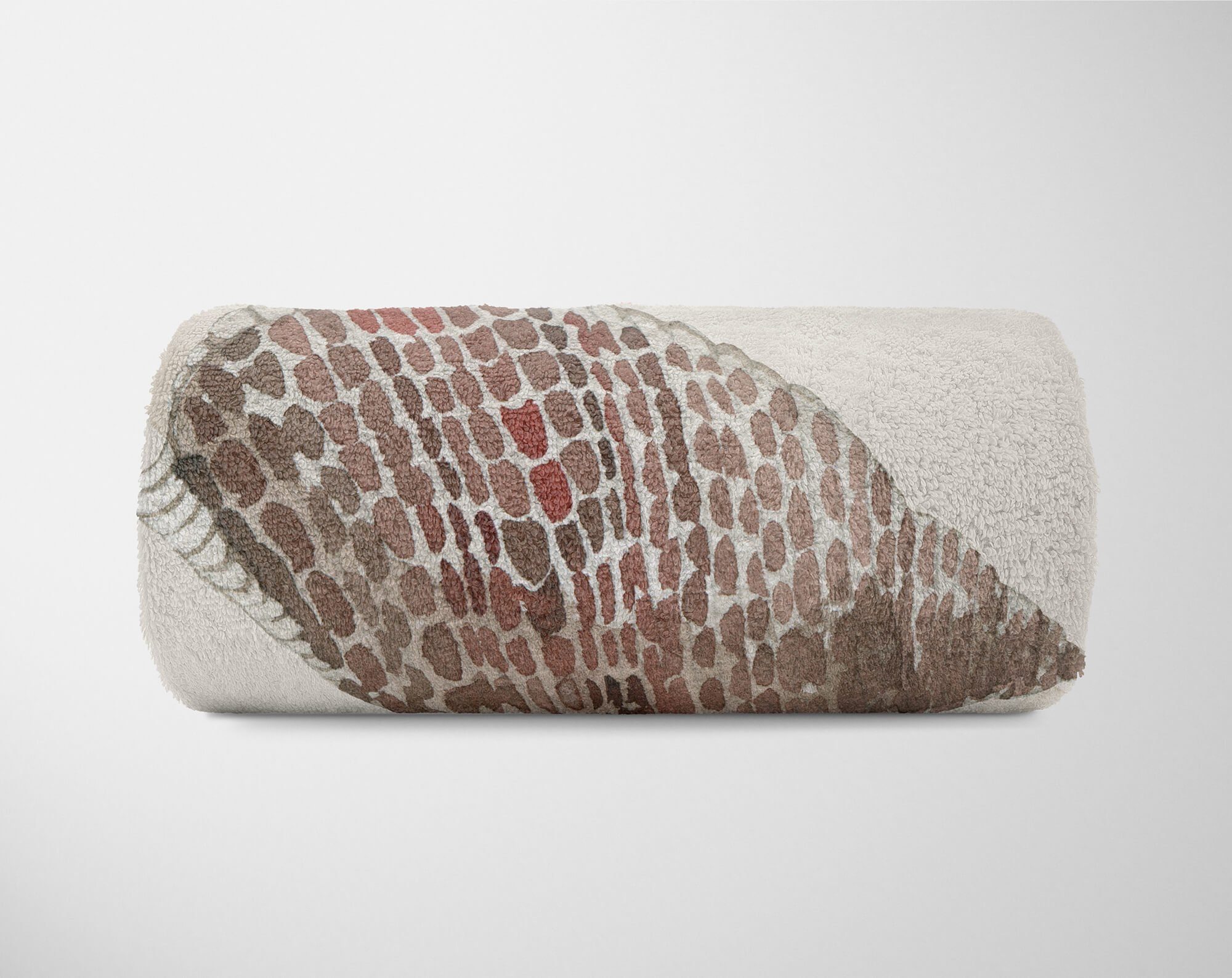 Baumwolle-Polyester-Mix Art Handtuch Motiv, Strand Handtuch Handtücher Ozean Kuscheldecke Kunstvoll Saunatuch Muschel Sinus (1-St), Strandhandtuch