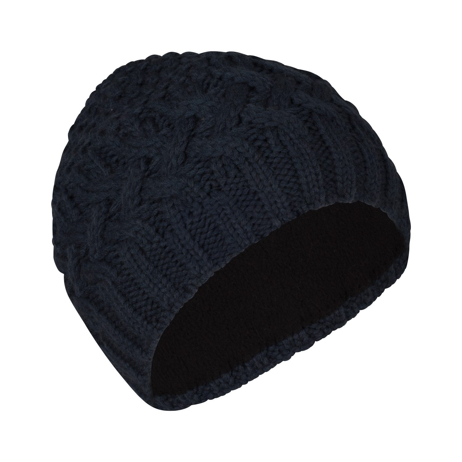 TROLLKIDS Strickmütze GIRLS RAULAND CAP für Kinder und Jugendliche, sportlicher Stil, mit Fleece-Einsatz