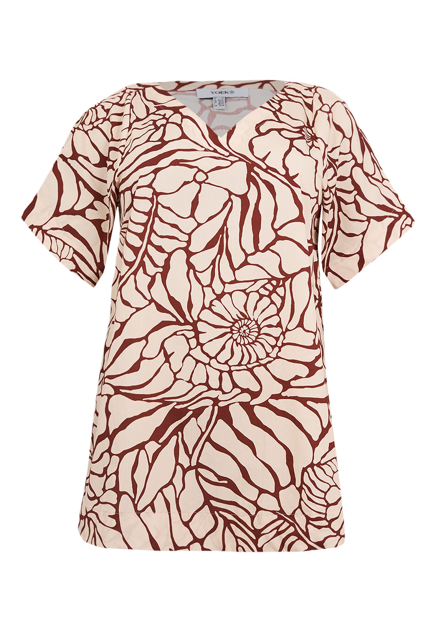 YOEK Tunika Damen Tunika mit Druck