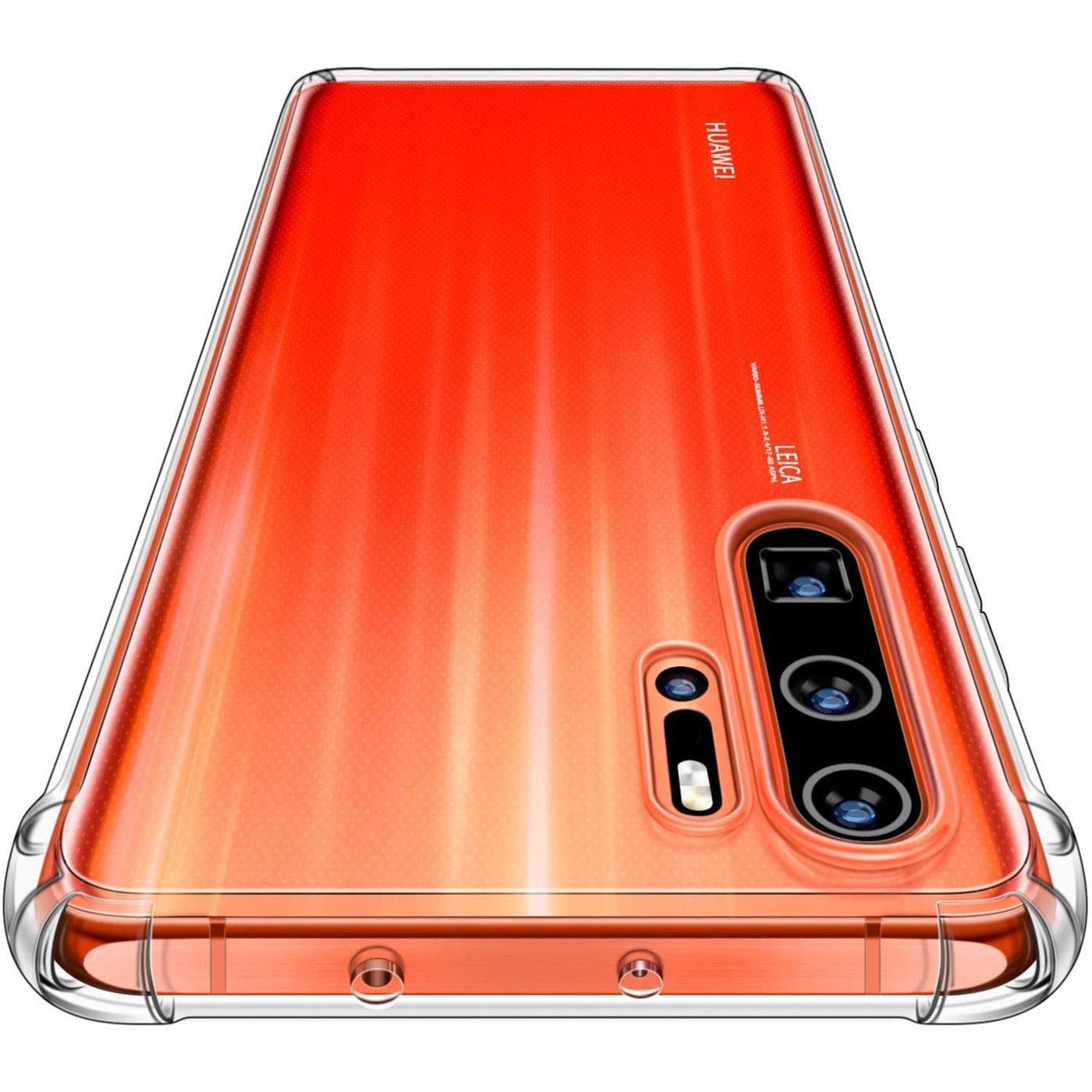 CoolGadget Handyhülle Anti Shock Rugged Case für Huawei P30 Pro 6,5 Zoll, Slim Cover mit Kantenschutz Schutzhülle für P30 Pro Hülle Transparent – Bild 5 von 5