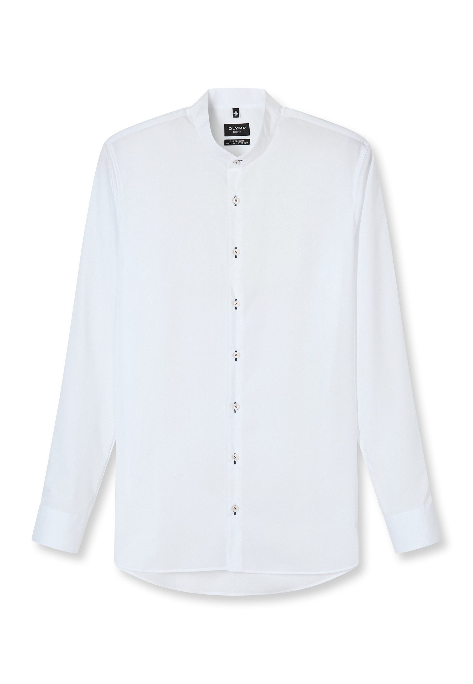 OLYMP Businesshemd OLYMP No. Six, super slim, Stehkragen