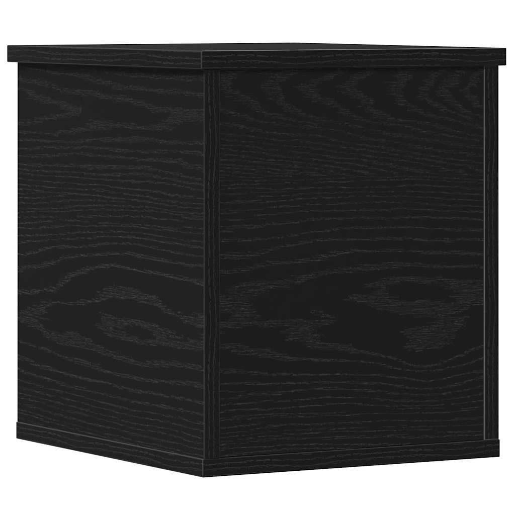 vidaXL Aufbewahrungsbox Aufbewahrungsbox Schwarz Eichen-Optik 30 x 35 x 35 cm (1 St)