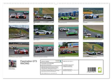 CALVENDO Wandkalender Faszination GT3 RACING (Premium, hochwertiger DIN A2 Wandkalender 2023, Kunstdruck in Hochglanz)