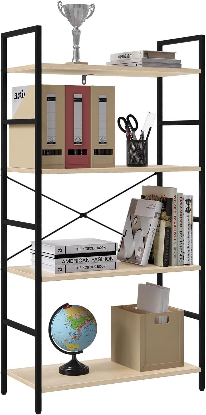 Woltu Standregal, 1-tlg., mit 4 Ebenen, 60x116x28 cm, Küchenregal stehend, günstig online kaufen